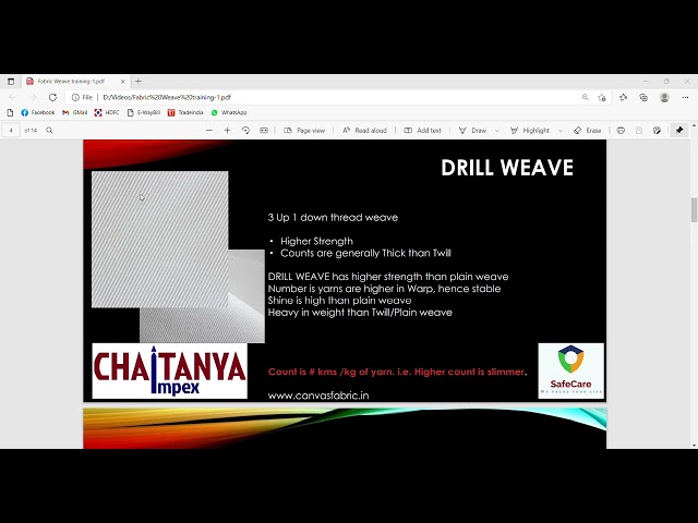  Fabric Weave - Chaitanya Impex