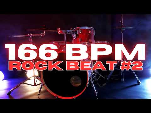 166 BPM - Rock Drum Beat - Loop 2