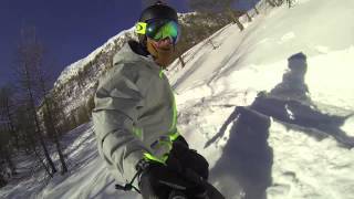 preview picture of video 'Snowboard - Chiesa in Valmalenco!'