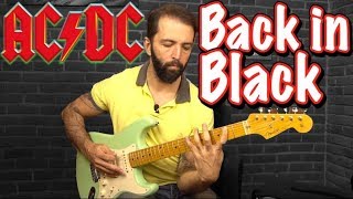 Elektro Gitar Dersi AC/DC Back in Black Nasıl Çalınır? Guitar Lesson G