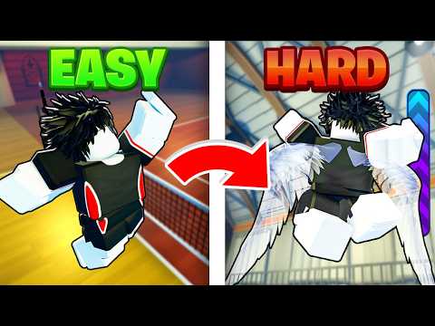 EASIEST vs HARDEST Styles in Volleyball Legends!