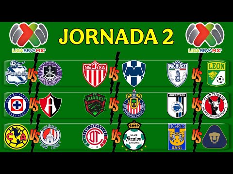 JORNADA 2 LIGA MX CLAUSURA 2026