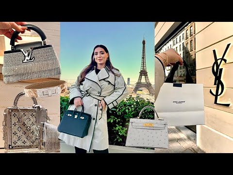 A Day In Paris 🇫🇷 Luxury Shopping, Food, The Ritz | €1 Million Louis Vuitton Bag, Hermes, YSL & More