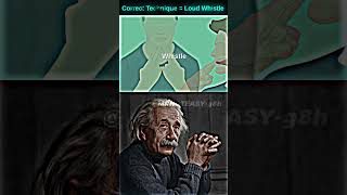 SIGMA PHYSICS🧑🔬Learn How to Whistle Loudly With Your Fingers in 28 Second | Easy Tutorial #physics