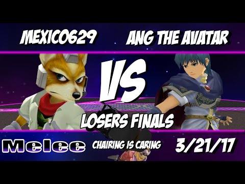 Chairing is Caring #5 3/21/17 - Mexico629 (Fox) vs. Ang The Avatar (Marth) - SSBM Loser's Final