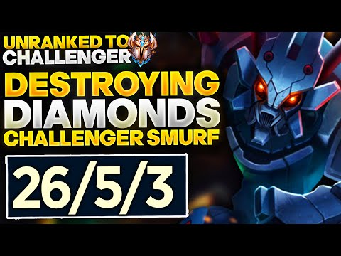 Rank 1 Khazix Shows you how he carries Diamond 2 - Unranked to Challenger | Sybr | League of Legends