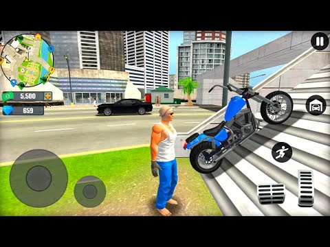 Motorbike and Quad Bike Driving Simulator #19 - Go To Town 6 2023  - Android Gameplay