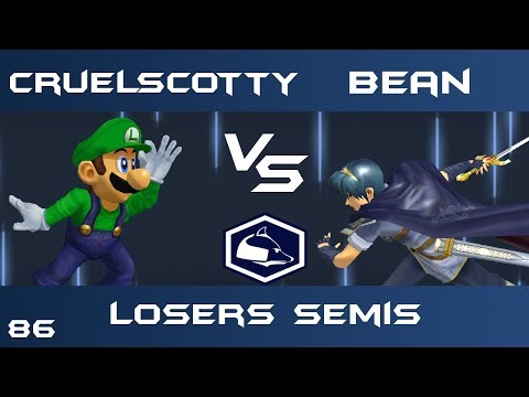 S@PS 86 - Cruelscotty vs Bean - Losers Semis - Melee Singles