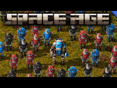 Can 100 Engineers Speedrun Factorio: Space Age DLC? (Massive Launch Multiplayer Game)
