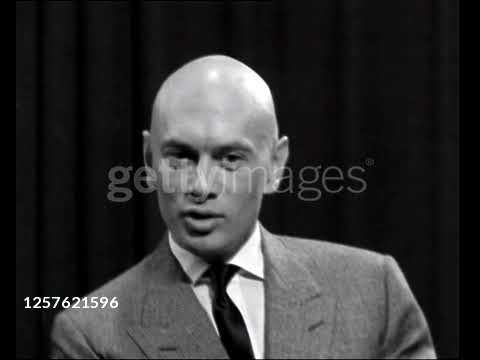 Yul Brynner Interview | Asked about Replacing Tyrone Power & Shaving his Head | London | March 1959