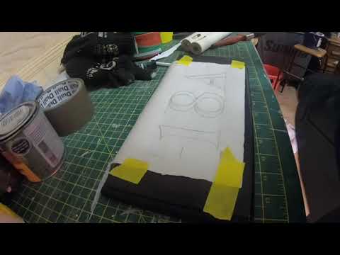 Making a Gold Leaf House Sign