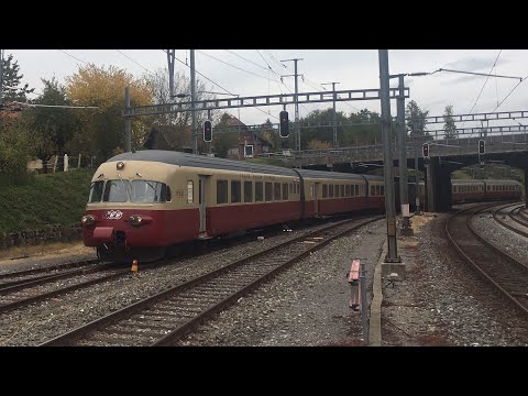 TEE Trans Europ Express en Suisse romande - 30 septembre 2017 - Transports Publics Suisses