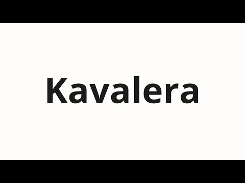 How to pronounce Kavalera | Кавалера (Cavalier in Russian)