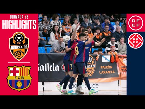 Resumen #PrimeraDivisiónFS CD Burela FS 3-4 Barça | Jornada 23