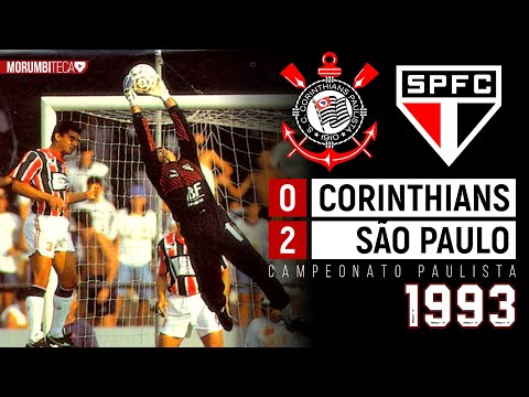 Corinthians 0x2 São Paulo - 1993 - O FUTEBOL REFINADO, O GOL DE VÁLBER E O GOLAÇO DE ANDRÉ LUIZ!!