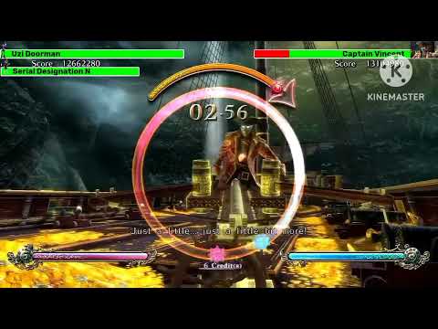 Uzi Doorman & Serial Designation N vs Captain Vincent (Deadstorm Pirates) with healthbars