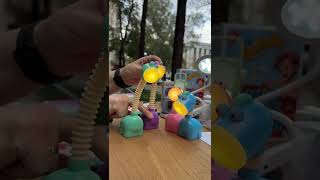 Настольная лампа мини Динозаврик гофра