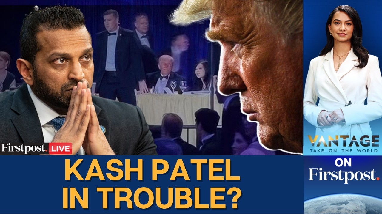 LIVE: Will Trump Sack Kash Patel? White House Shooting Raises Questions on Trump's Security |Vantage