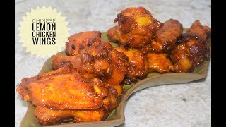 Chinese Lemon Chicken Wings - Fried Chicken Wings Recipe