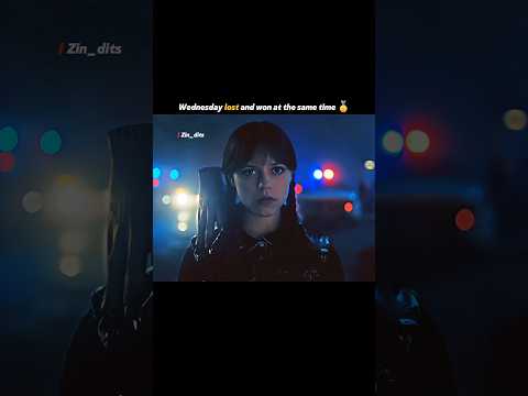 Wednesday lost and won at the same time 🥇 | Wednesday 🎭 |#netflix #netflixseries