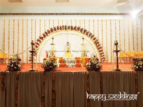 kerala hindu wedding decoration