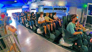 Silver Star Roller Coaster Ride at Theme Park Europa-Park in Germany