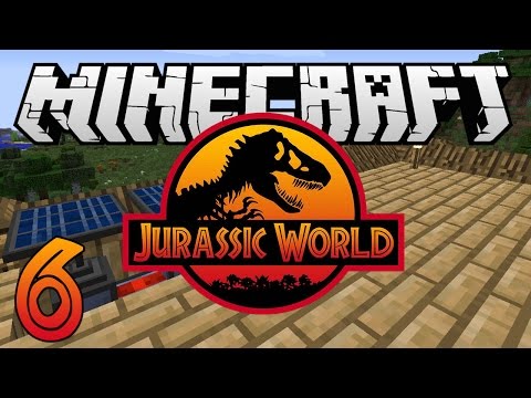 Minecraft: Jurassic World - Ep. 6 - "Solar Panel Power!" (Rexxit Modpack)