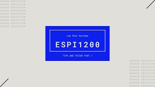 Video thumbnail for Low Hiss Systems eSPi Tips & Tricks - Segments by BEAT NERD TV