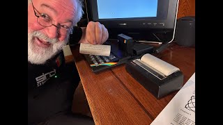 Sinclair ZX Printer - My 1st Test EVER - Speccy 48 Printing - Vintage Computing - Aluminum hahaha