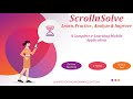 Scroll n Solve best online exam online lecture online notes live lectures software with mobile app - ScrollnSolve Demo