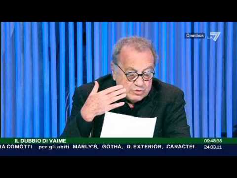OMNIBUS, IL DUBBIO 24/03/2011 - A un passo dalla guerra