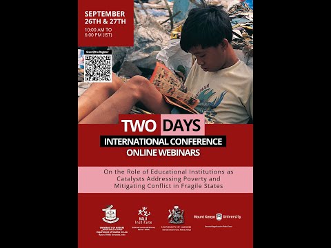 Role of Education in Tackling Poverty & Conflict | Int’l Conference 2025 | Technical Session -1