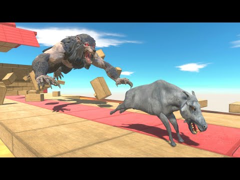 Run Away from Werewolf - Animal Revolt Battle Simulator