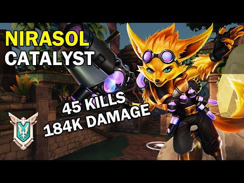 Crazy 45 Kills 184K Damage NirasoL Pip Paladins Competitive (Master) CATALYST - Annihilation X15
