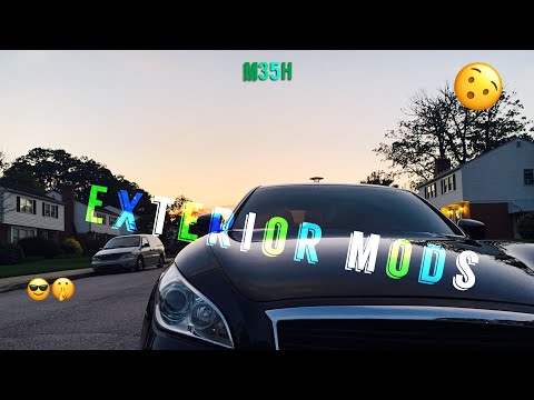 Infiniti M35h Exterior Mods List // Overview