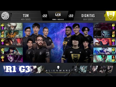 Dignitas vs TSM - Game 3 | Round 1 Playoffs S10 LCS Summer 2020 | DIG vs TSM G3