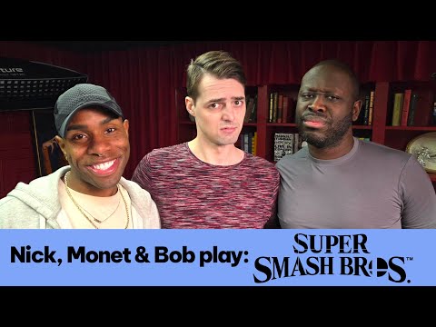 Nick Smith, Monet X Change & Bob the Drag Queen Play Super Smash Bros
