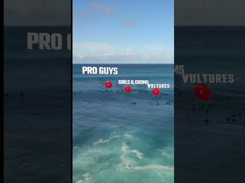 PIPELINE lineup is CRAZY!!! #shorts #surf