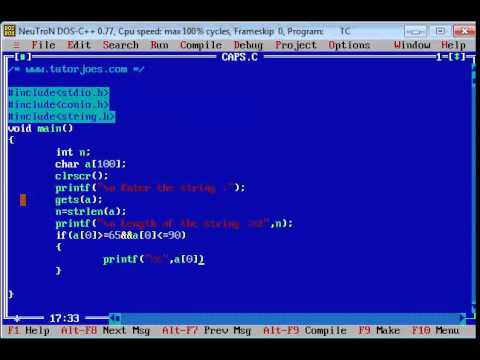 Basic Program In C In Tamil