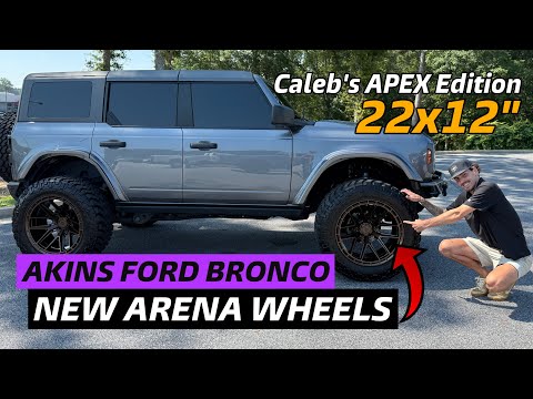 Caleb's Akins FORD BRONCO APEX Edition on 37s & 22x12\" Arena Battle Wheels