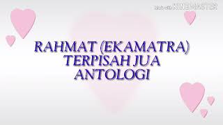 Download lagu RAHMAT (EKAMATRA) - Terpisah Jua (Lirik HD) mp3 Download lagu RAHMAT (EKAMATRA) - Terpisah Jua (Lirik HD) mp3