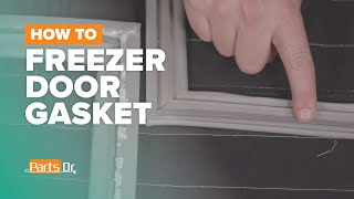 How to Replace Freezer Door Gasket (Foam In Place) Part # W10407216 on Your Whirlpool Refrigerator