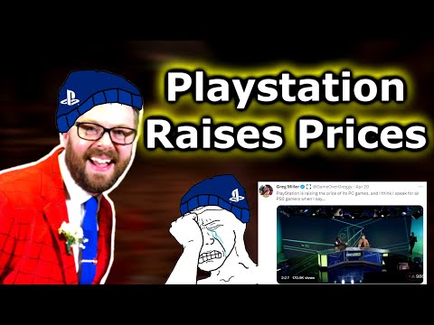 Playstation Fanboy Greg Miller CELEBRATES Playstation Raising Prices on PC