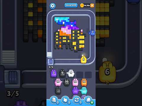 Pixel Flow Level 640 Walkthrough - Easy Difficulty Puzzle Solution