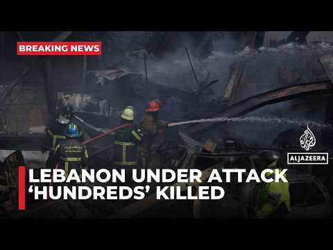 ‘Hundreds’ killed, wounded in latest wave of Israeli strikes on Lebanon