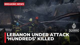 Israel launches largest strike wave on Lebanon, killing hundreds in residential areas