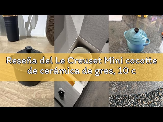 Vídeo relacionado con Le Creuset Mini cocotte de cerámica de gres, 10 cm, 0, 2L, Cereza, 71901100600100
