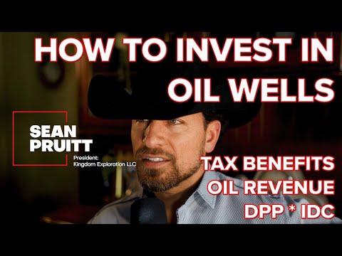 How to Invest in Oil Wells. I cover Oil Income, Tax Benefits IDC, DPP Direct Participation Program