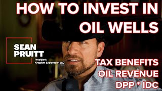 How to Invest in Oil Wells. I cover Oil Income, Tax Benefits IDC, DPP Direct Participation Program