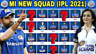 IPL 2021 : Mumbai Indians Full Squad | MI Final Squad 2021 || MI Players list IPL 2021